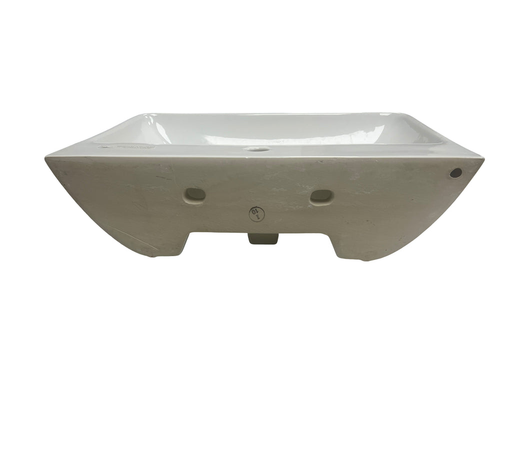 Barclay Summit 600 — Lavabo de Pared Rectangular de Cerámica — imagen 2
