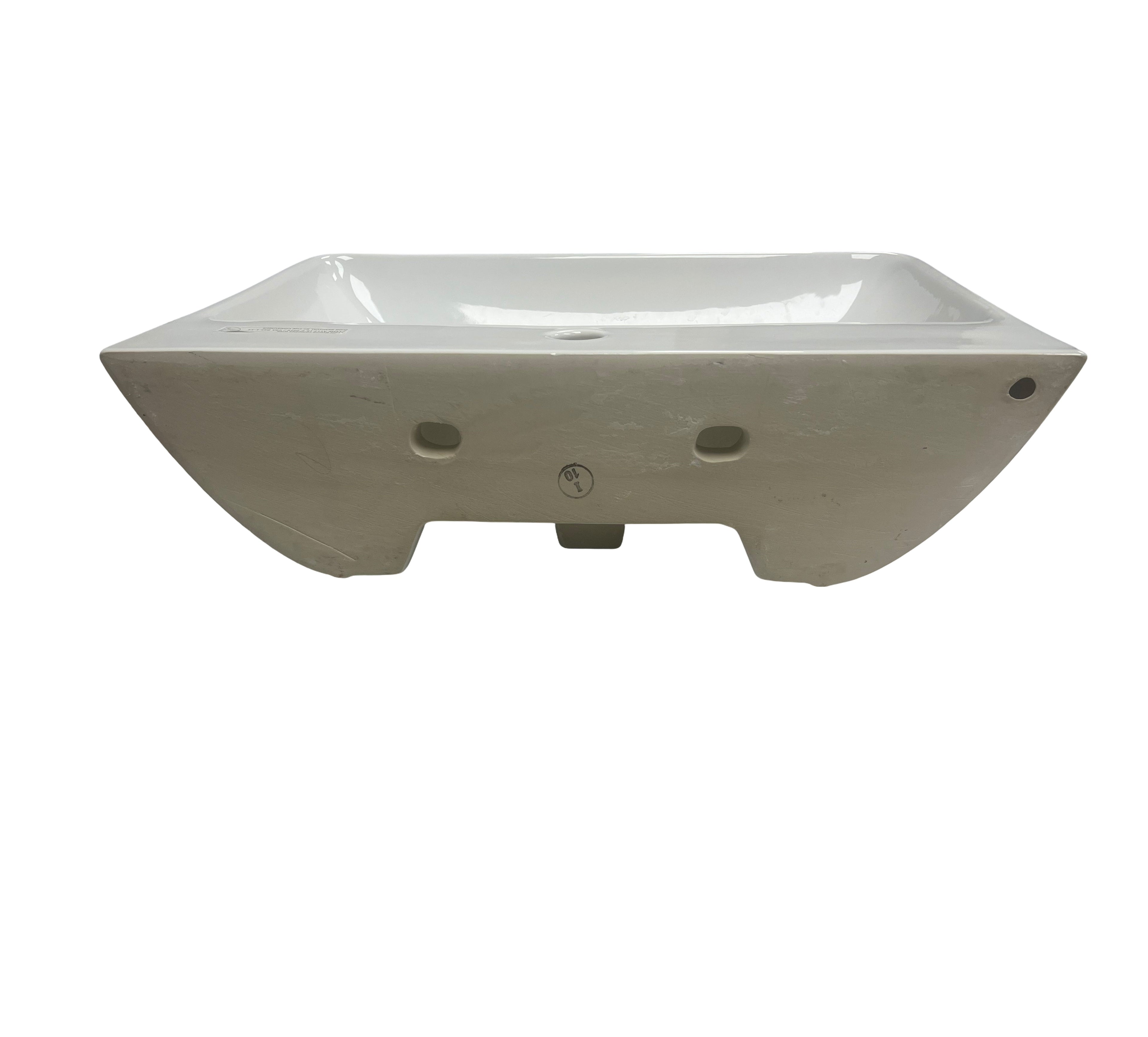 Barclay Summit 600 — Lavabo de Pared Rectangular de Cerámica — imagen 2