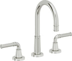 California Faucets Trousdale 8" Llave de Lavabo de 3 Orificios para Cubierta, con Dos Manerales - Cromo Pulido