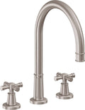 California Faucets Trousdale Juego Completo para Tina Romana - Níquel Satinado