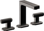 California Faucets Doheny 8" Llave de Lavabo de 3 Orificios para Cubierta, con Dos Manerales - Negro Mate