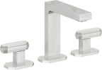California Faucets Doheny 8" Llave de Lavabo de 3 Orificios para Cubierta, con Dos Manerales - Cromo Pulido