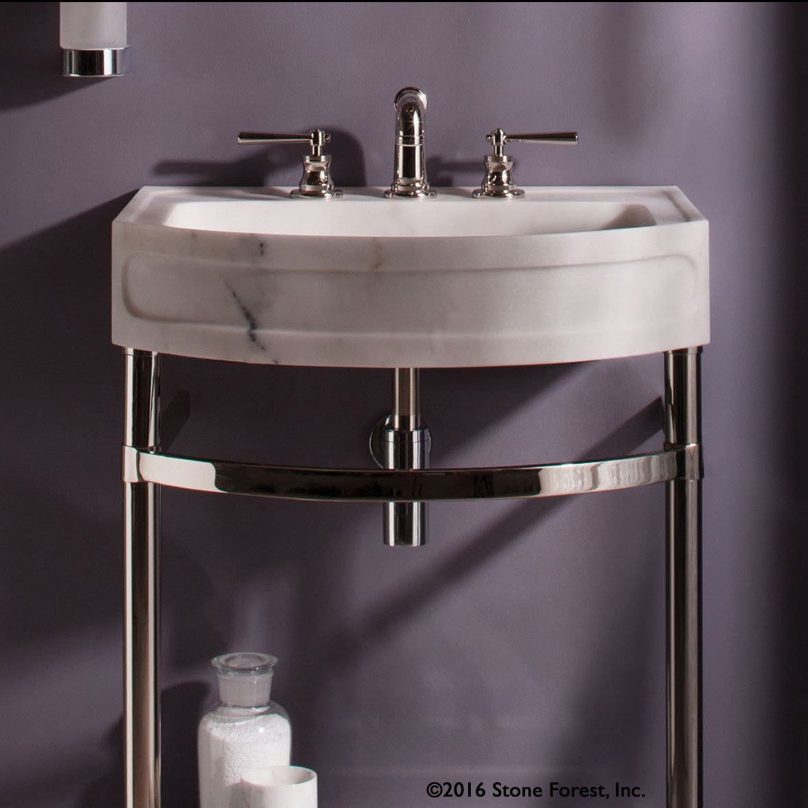 Stone Forest Harbor — Stone Forest Harbor Lavabo tipo Consola de Mármol