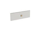 Burlap Square Flat Cabinet Knob — Shown in SP Finish