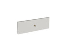 Ridge Flared Cabinet Knob — Shown in SP Finish