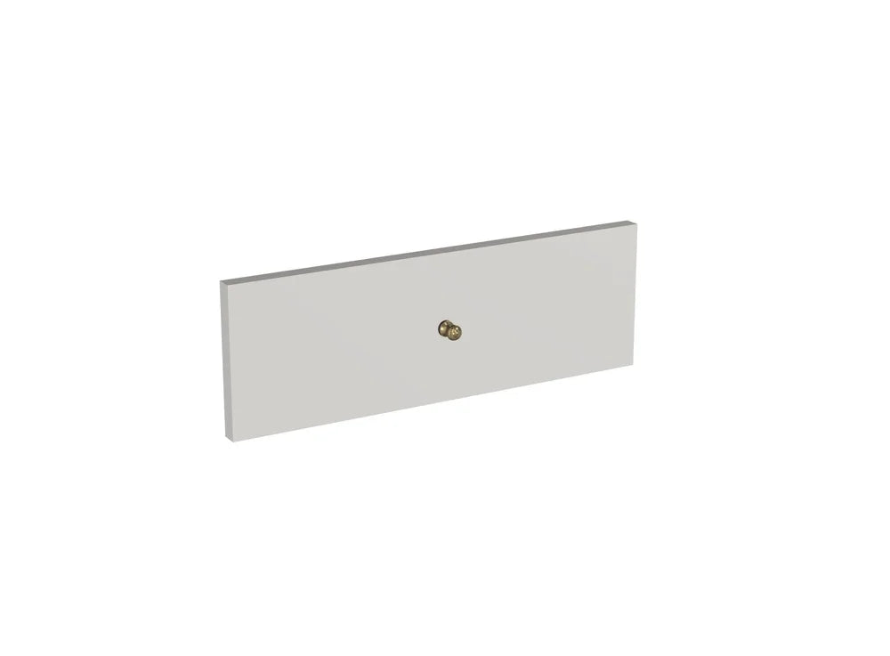 Ridge Flared Cabinet Knob — Shown in SP Finish