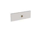 Corduroy Square Flat Cabinet Knob — Shown in SP Finish