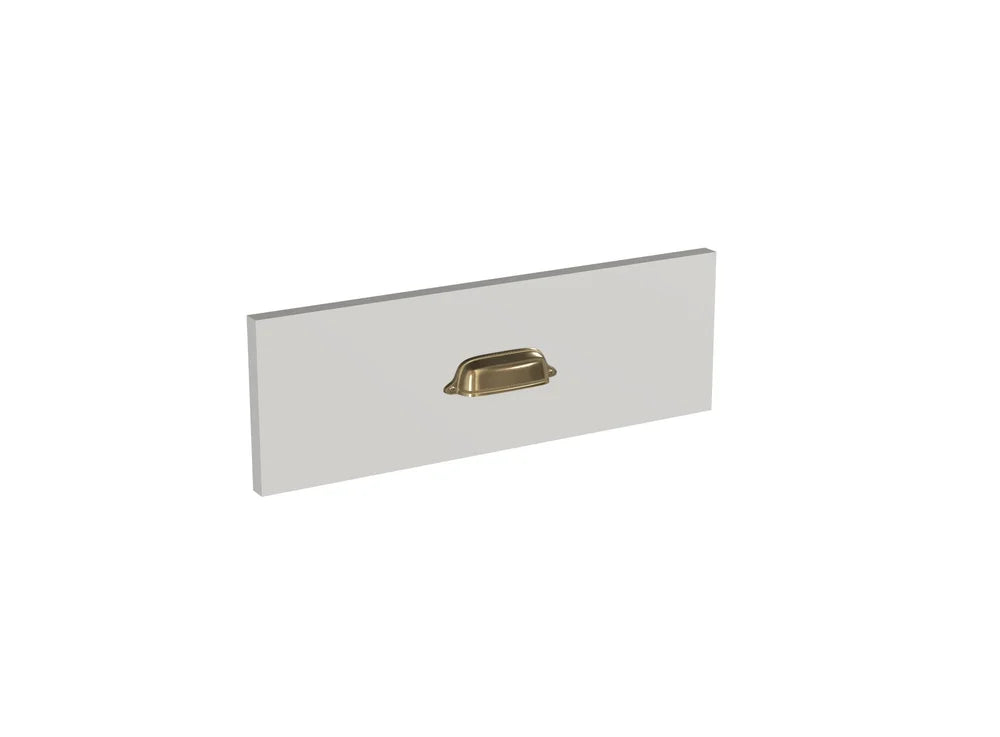 Ridge Surface Mount Bin Pull — Shown in SP Finish