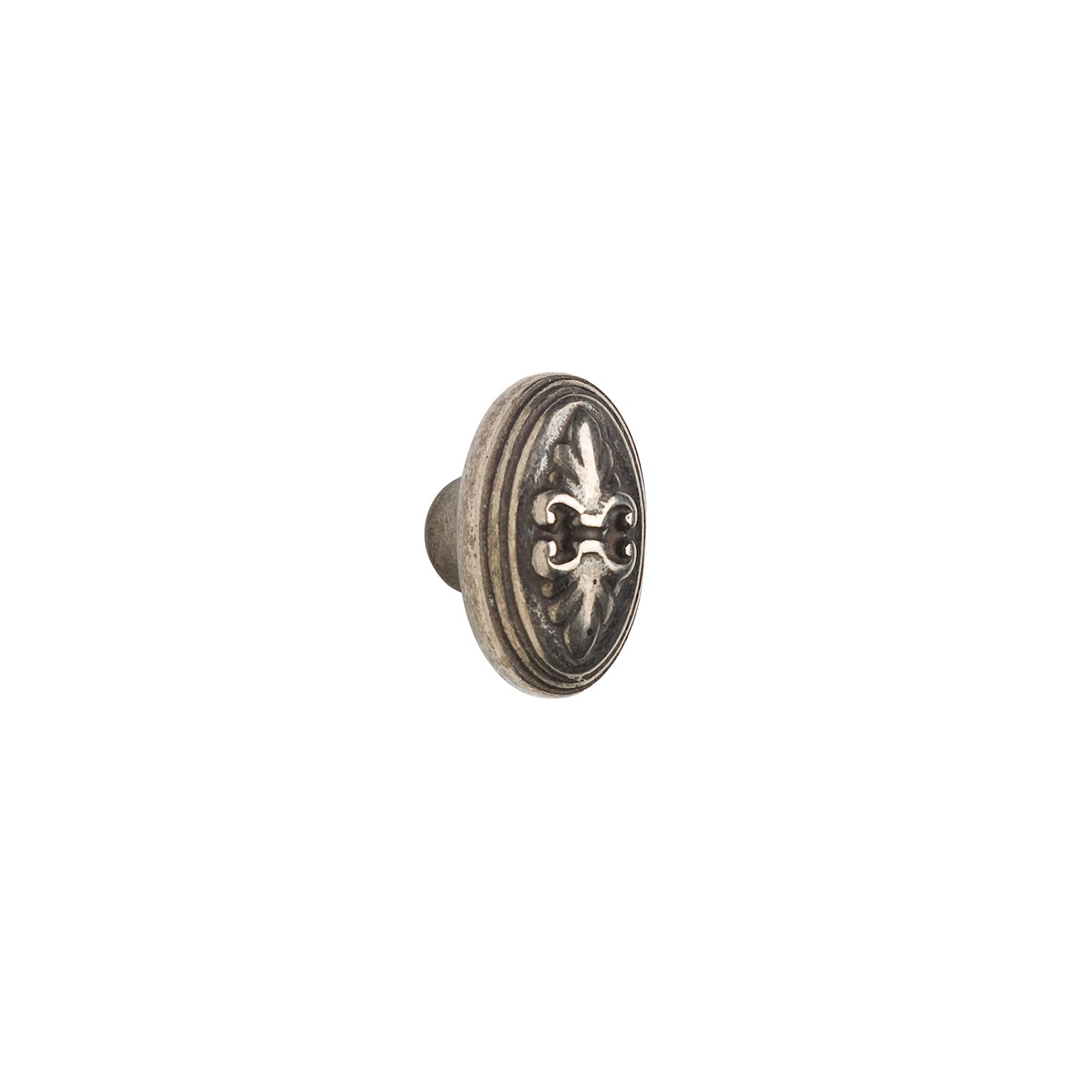 erilla de Gabinete Fleur de Lis — Rocky Mountain Hardware bronce macizo