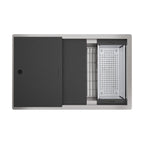Elkay Tarja Circuit Chef® Workstation Acero Inoxidable 32-1/2" x 20-1/2" x 10" de Un Tazón Bajo Cubierta (Kit con Tablas de Polímero Negro) — vista de producto