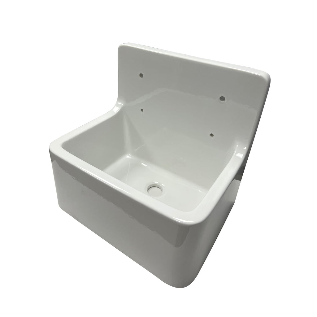 Barclay Cleaner — Lavabo de Pared Rectangular de Cerámica — imagen 2