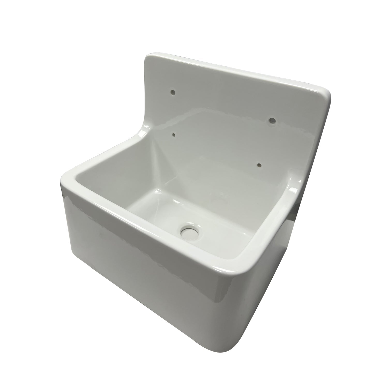 Barclay Cleaner — Lavabo de Pared Rectangular de Cerámica — imagen 2