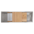 Elkay Tarja Circuit Chef® Workstation Acero Inoxidable 59-1/2" x 20-1/2" x 10" de Un Tazón Bajo Cubierta (Kit) with Cherry Wood Boards — vista de producto