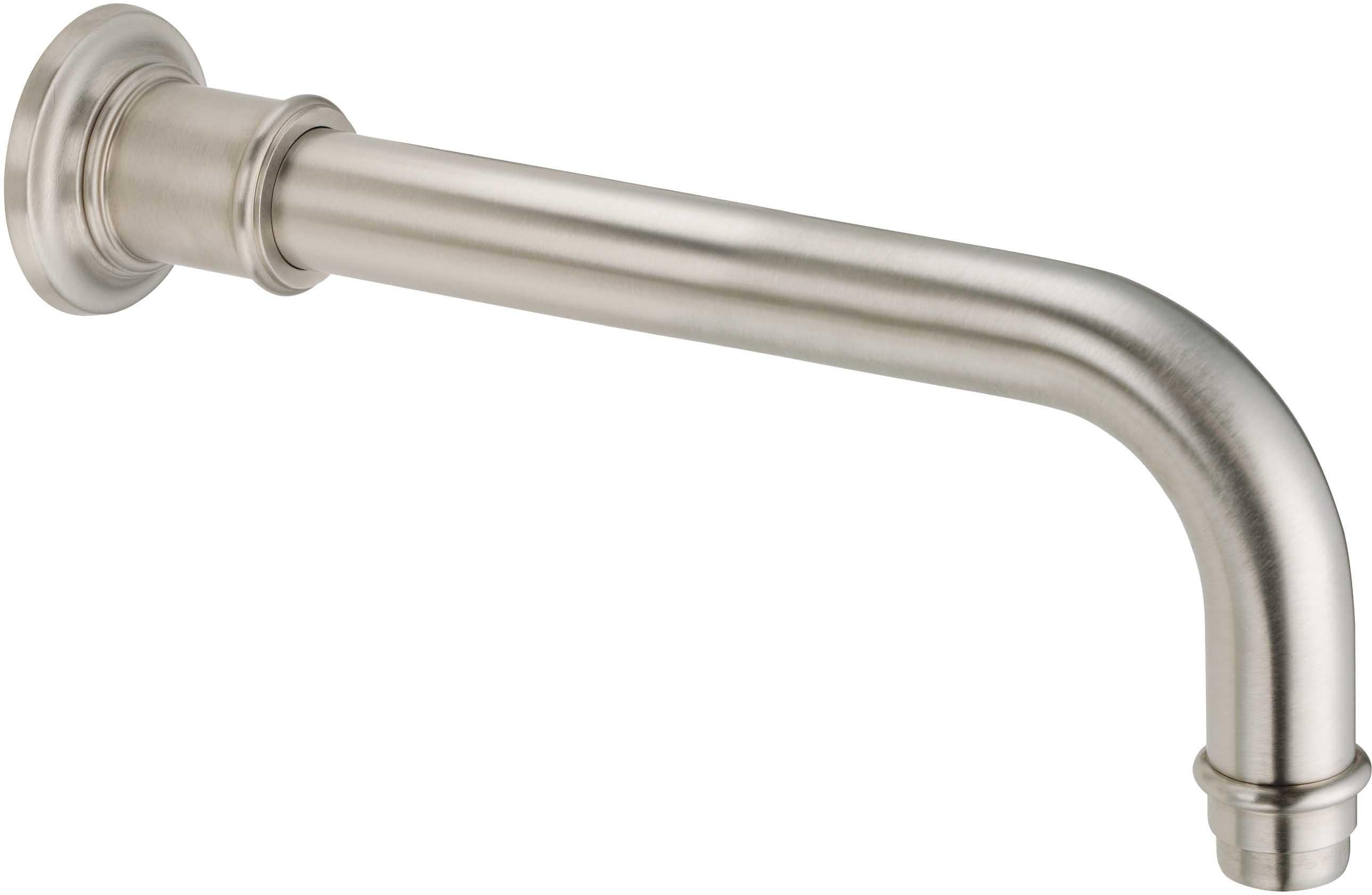 California Faucets Miramar Surtidor de Tina de Lujo para Pared (8-1/2") - Níquel Satinado