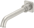 California Faucets Steampunk Bay Pico de Tina de Pared de Lujo - Níquel Satinado
