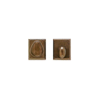 errojo Rectangular — Rocky Mountain Hardware bronce macizo