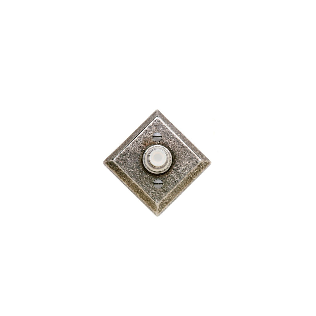 Botón de timbre diamante — Rocky Mountain Hardware bronce macizo