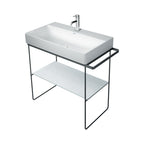 Duravit DuraSquare Consola para Lavabo 86 cm — Negro Mate