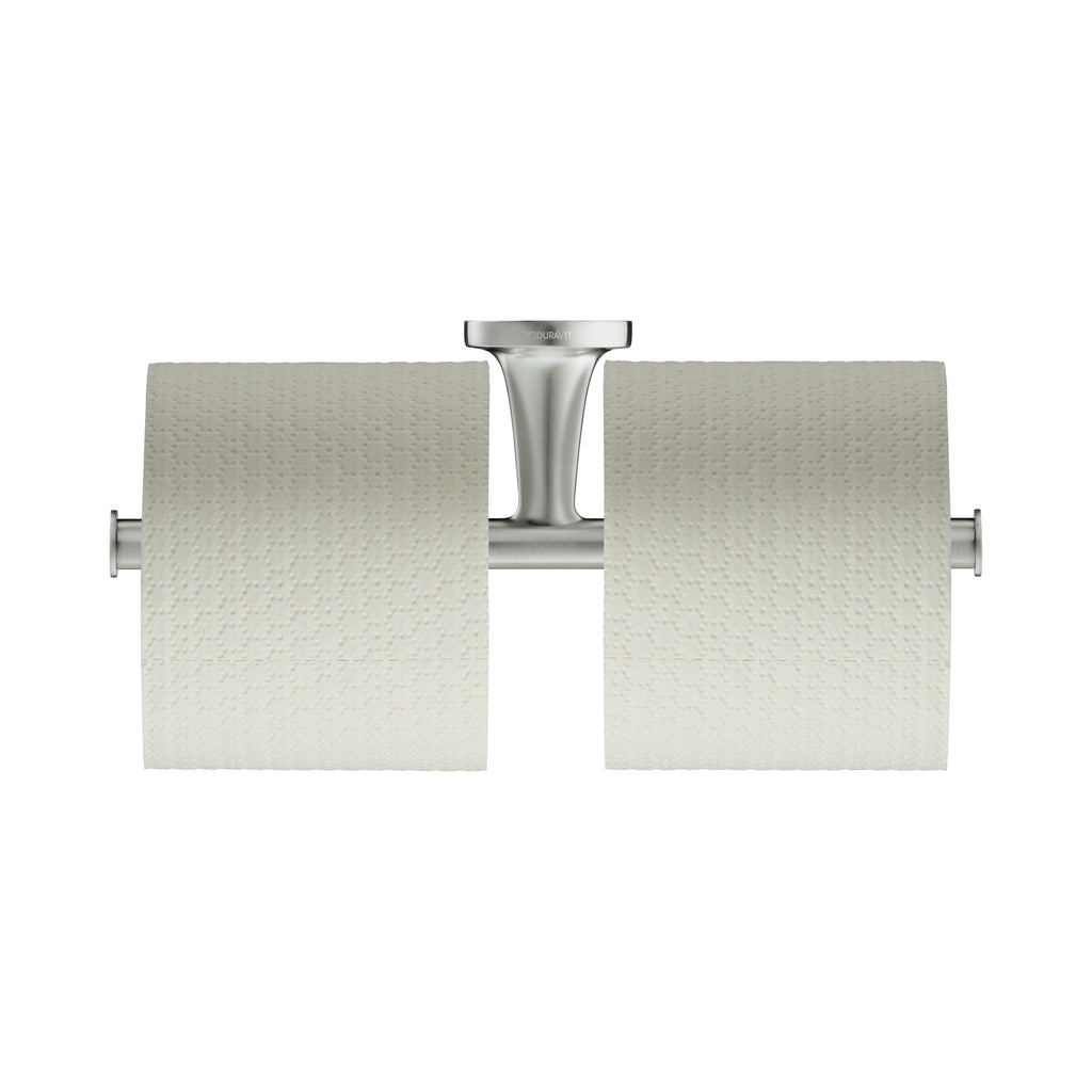 Duravit Starck T Portarrollo Doble de Papel Higiénico