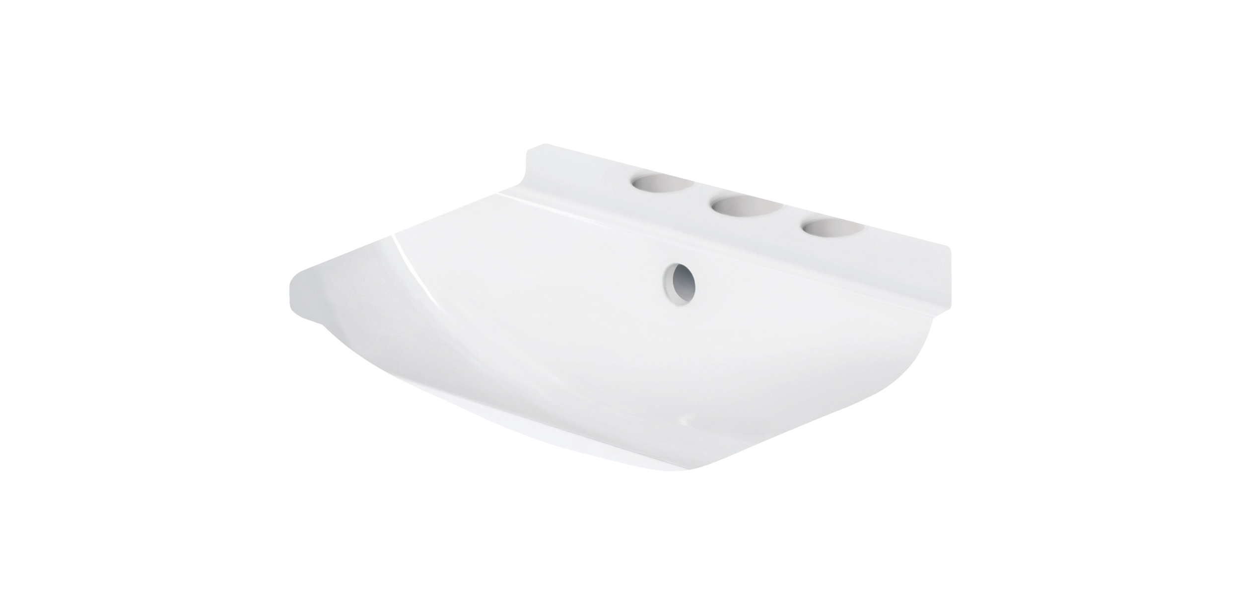 Duravit Starck 3 lavabo de Pared Blanco Brillante