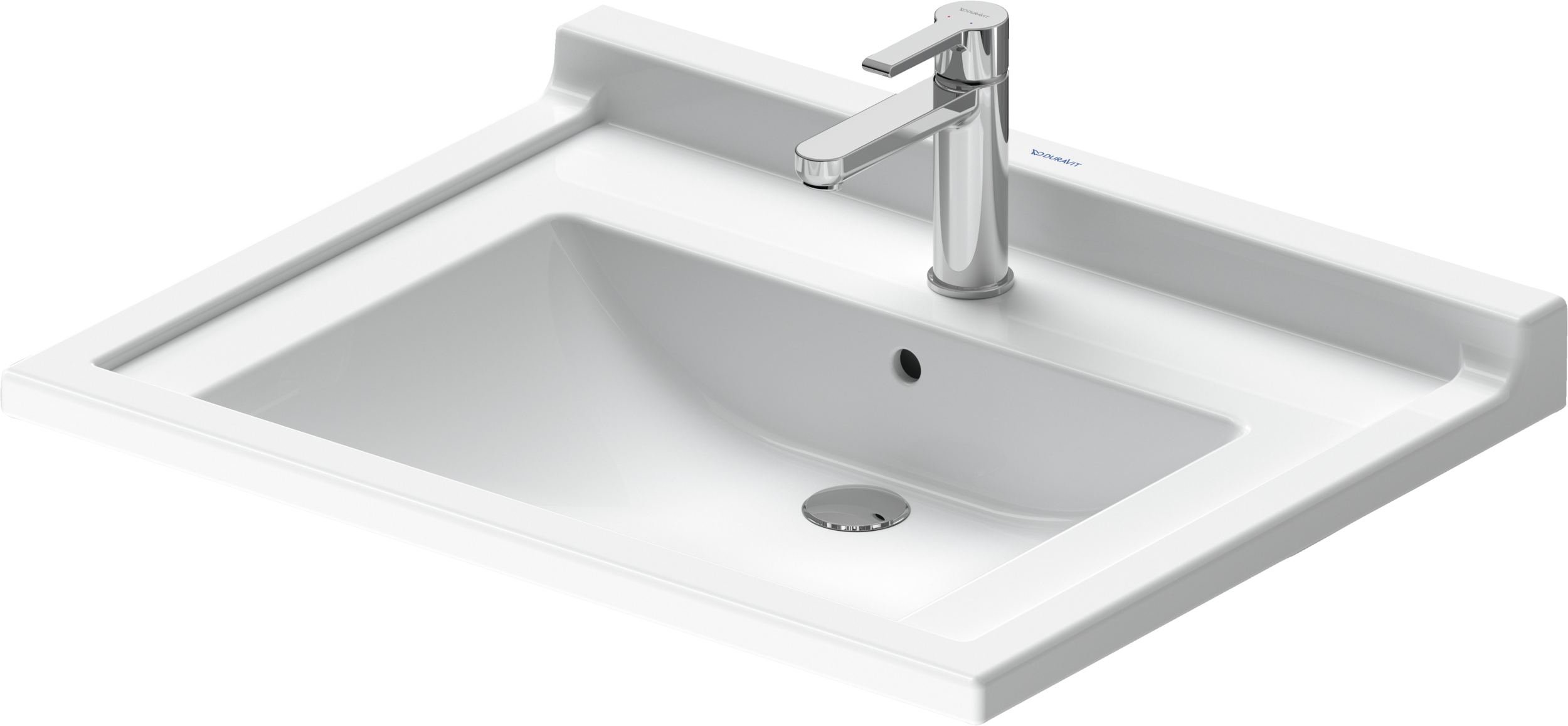 Duravit Starck 3 lavabo de Pared Blanco Brillante