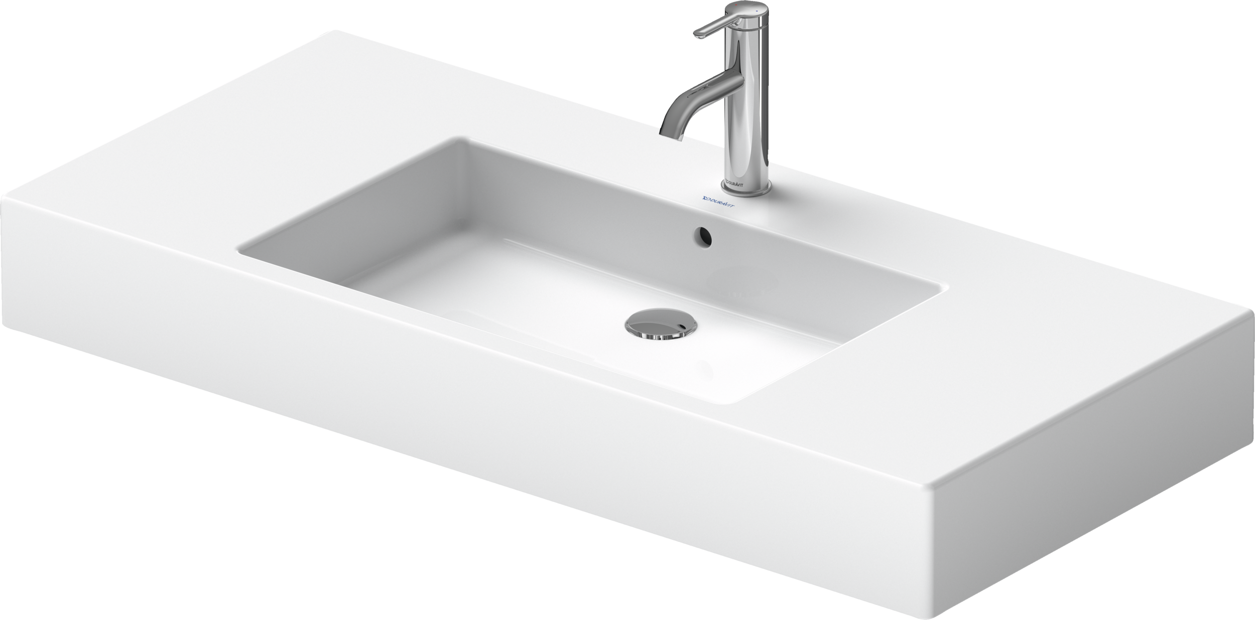 Duravit Vero lavabo de Pared Blanco Brillante