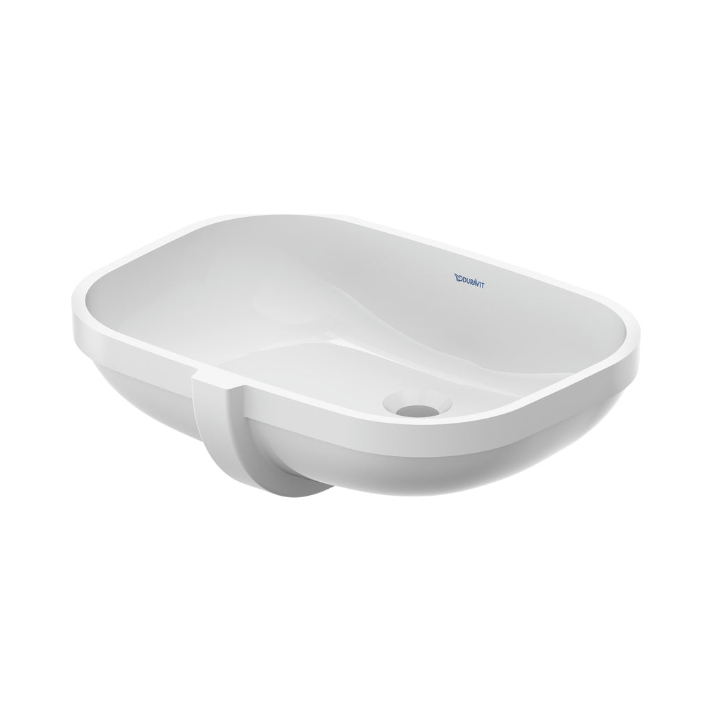 Duravit D-Code lavabo Bajo Cubierta Blanco Brillante