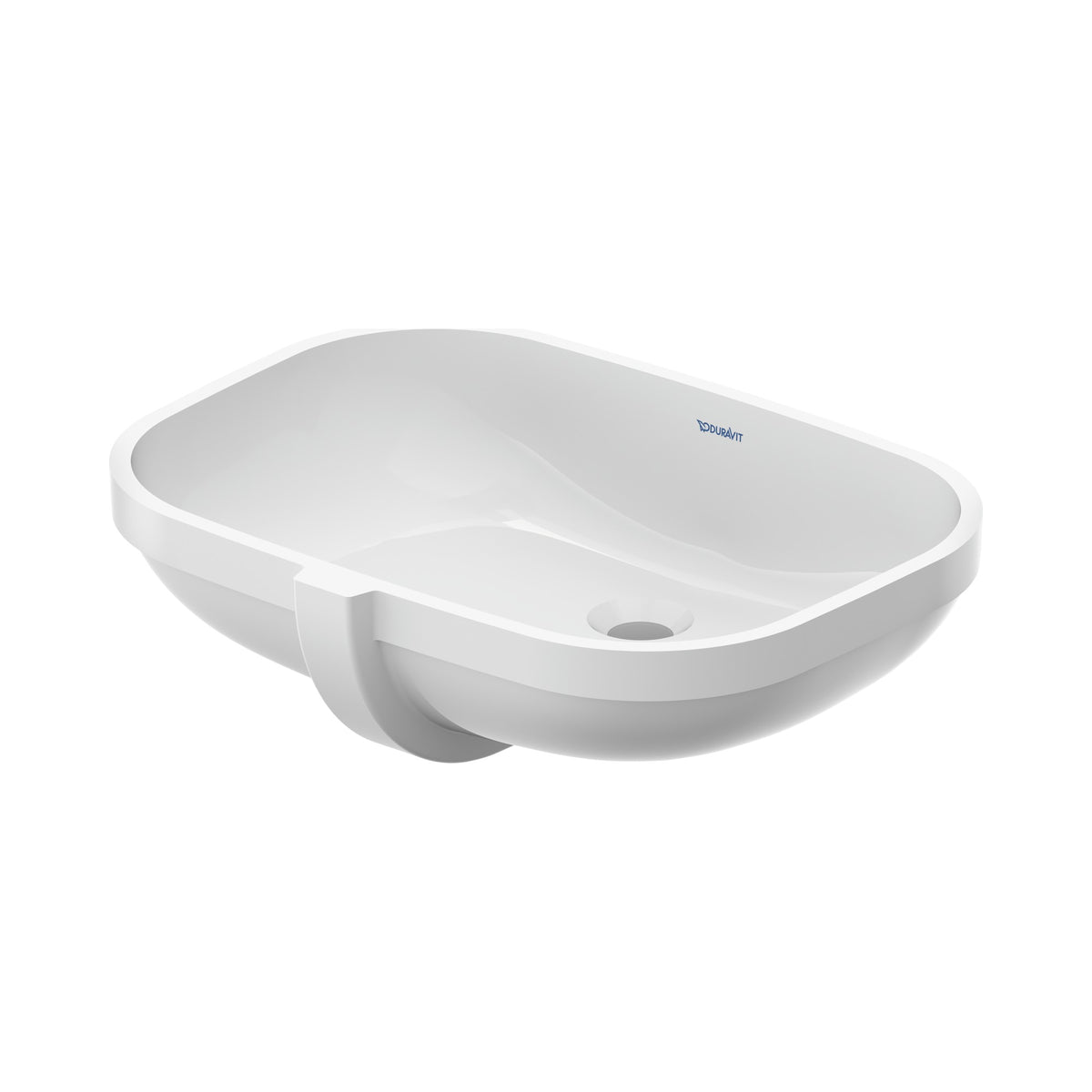 Duravit D-Code lavabo Bajo Cubierta Blanco Brillante