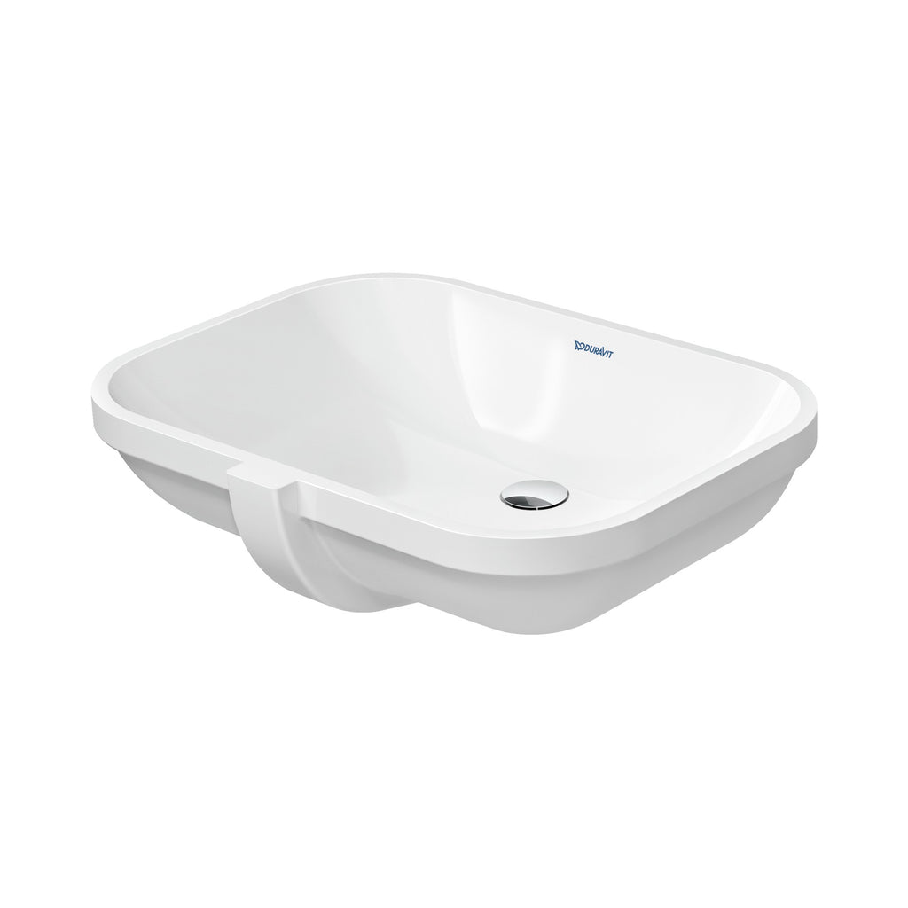 Duravit D-Code lavabo Bajo Cubierta Blanco Brillante