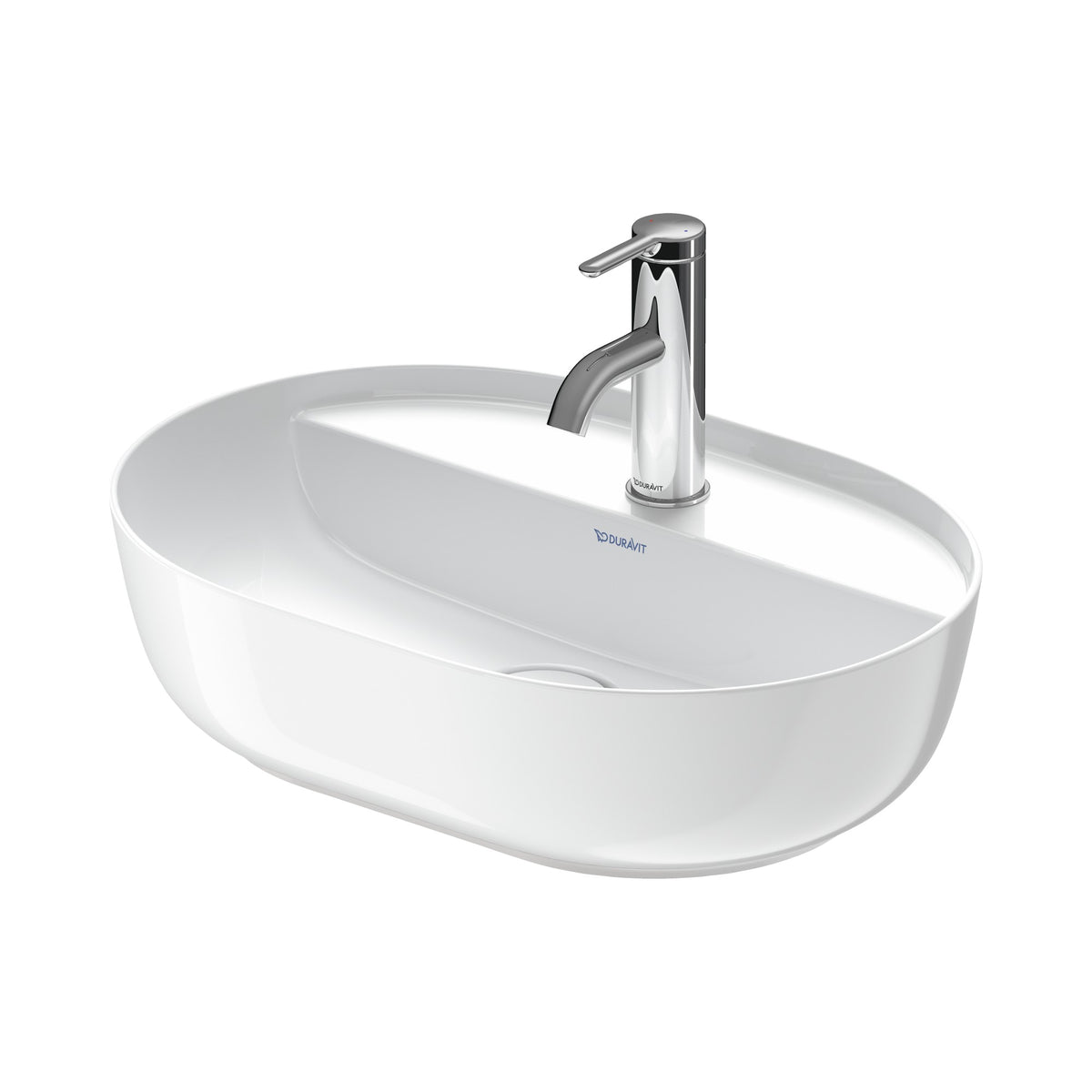 Duravit Luv lavabo de Sobreponer Blanco Brillante