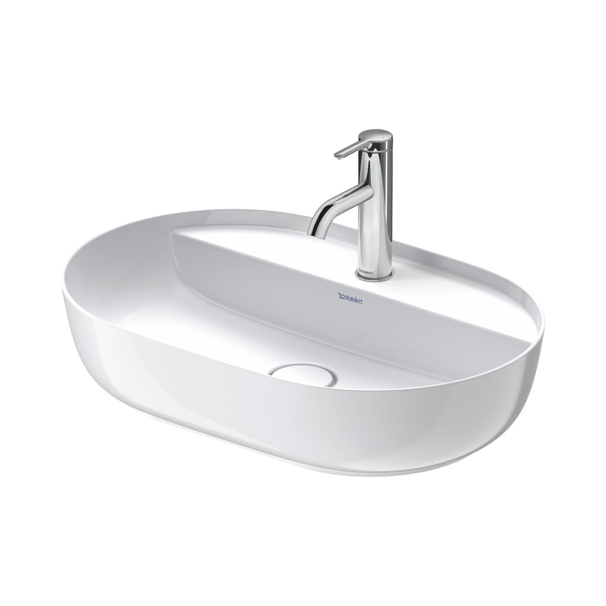 Duravit Luv lavabo de Sobreponer Blanco Brillante