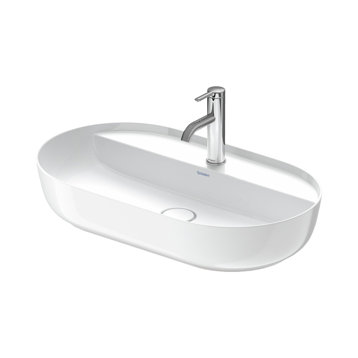 Duravit Luv lavabo de Sobreponer Blanco Brillante