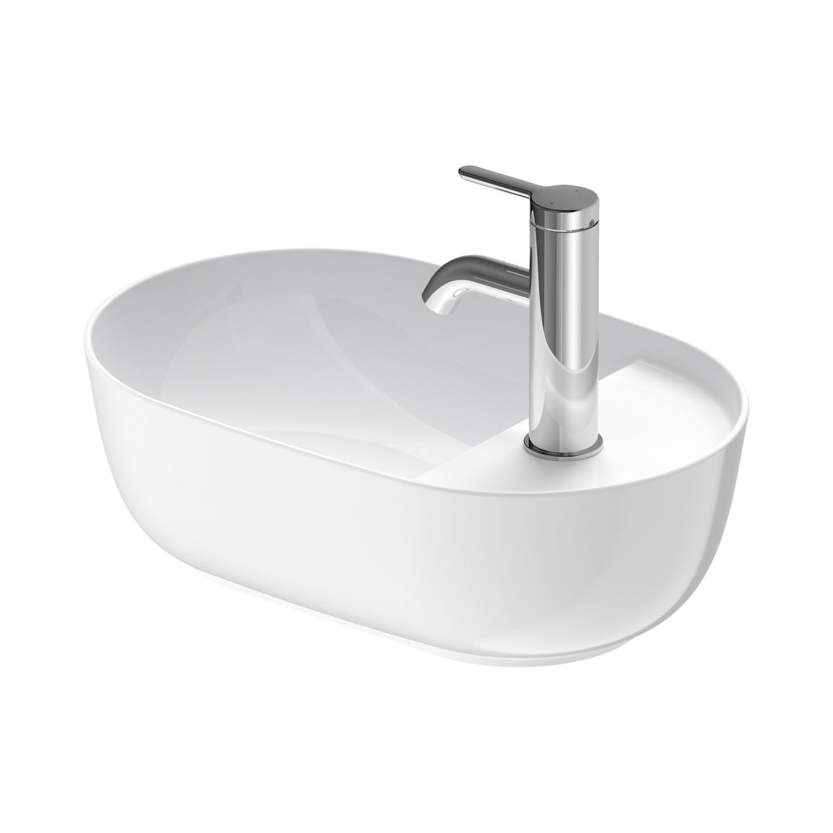 Duravit Luv lavabo de Sobreponer Blanco Brillante