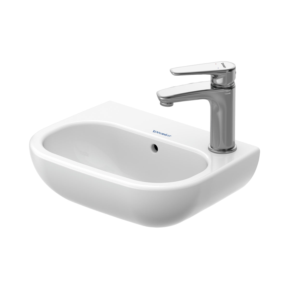 Duravit D-Code lavabo de Pared Blanco Brillante
