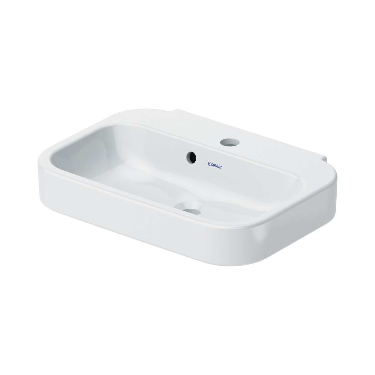 Duravit Happy D.2 lavabo de Pared Blanco Brillante