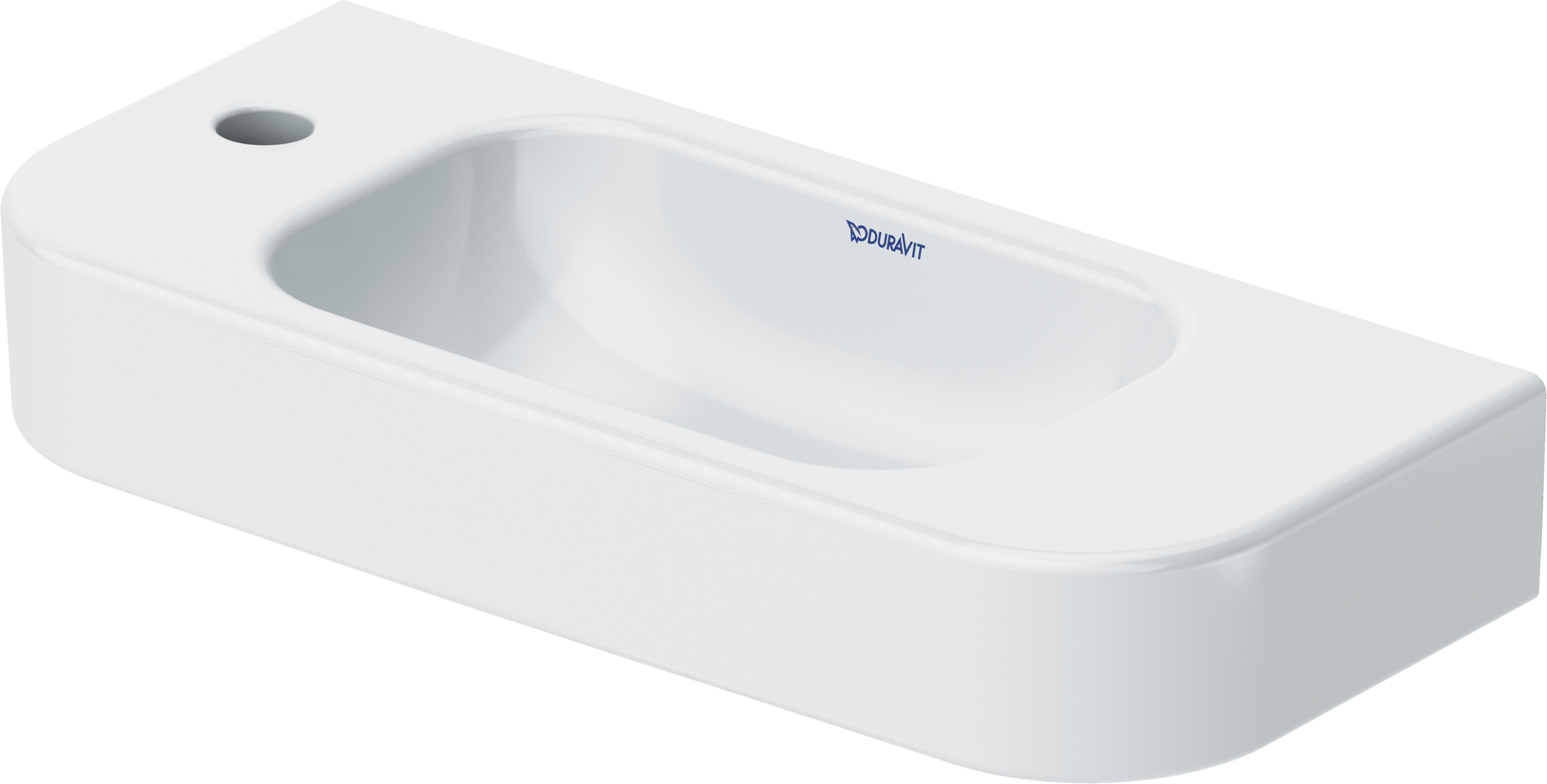 Duravit Happy D.2 lavabo de Pared Blanco Brillante