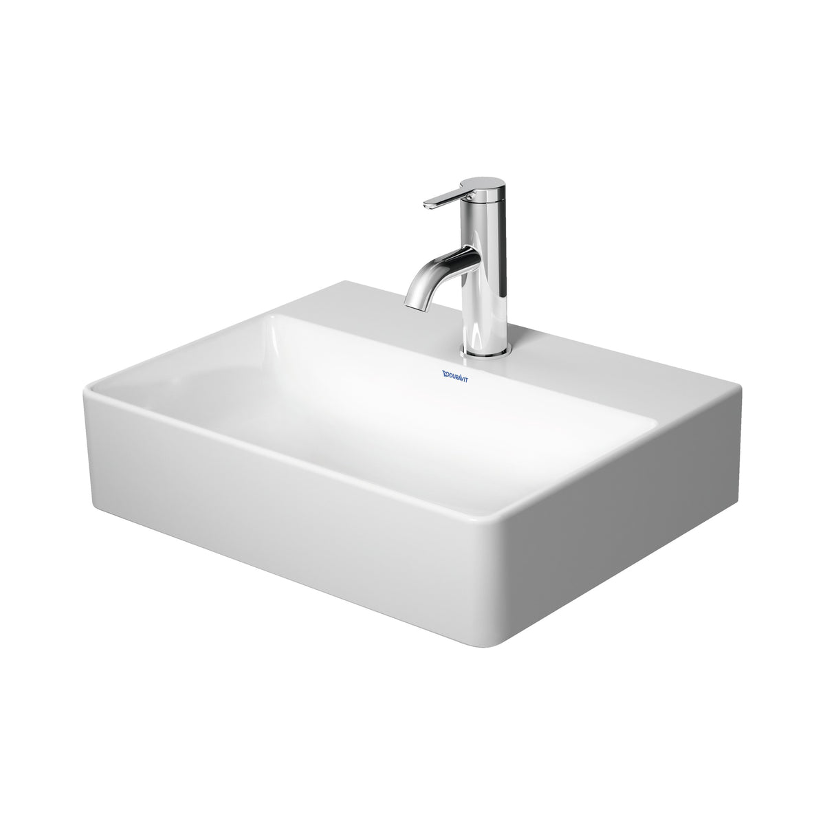 Duravit DuraSquare lavabo de Pared Blanco Brillante
