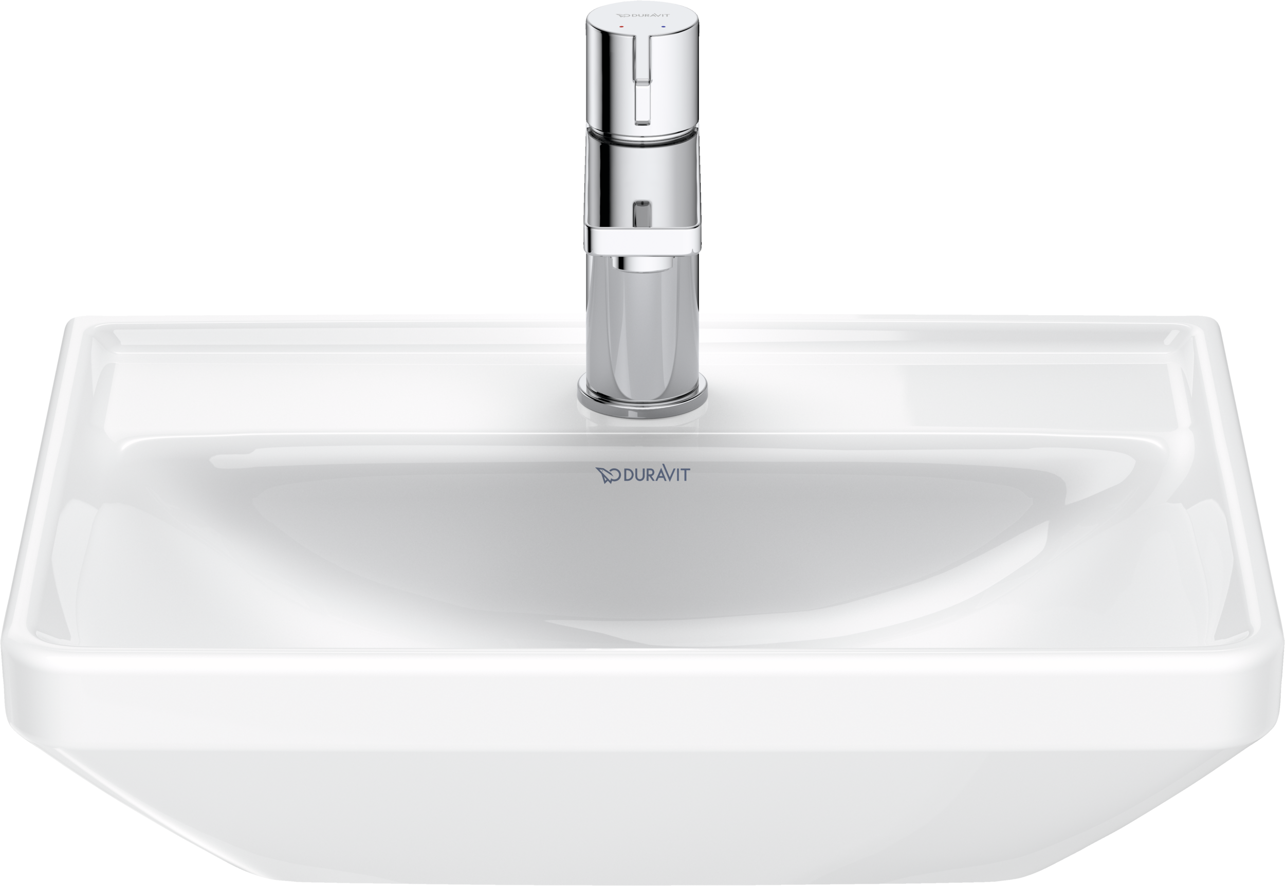 Duravit D-Neo lavabo de Pared Blanco Brillante