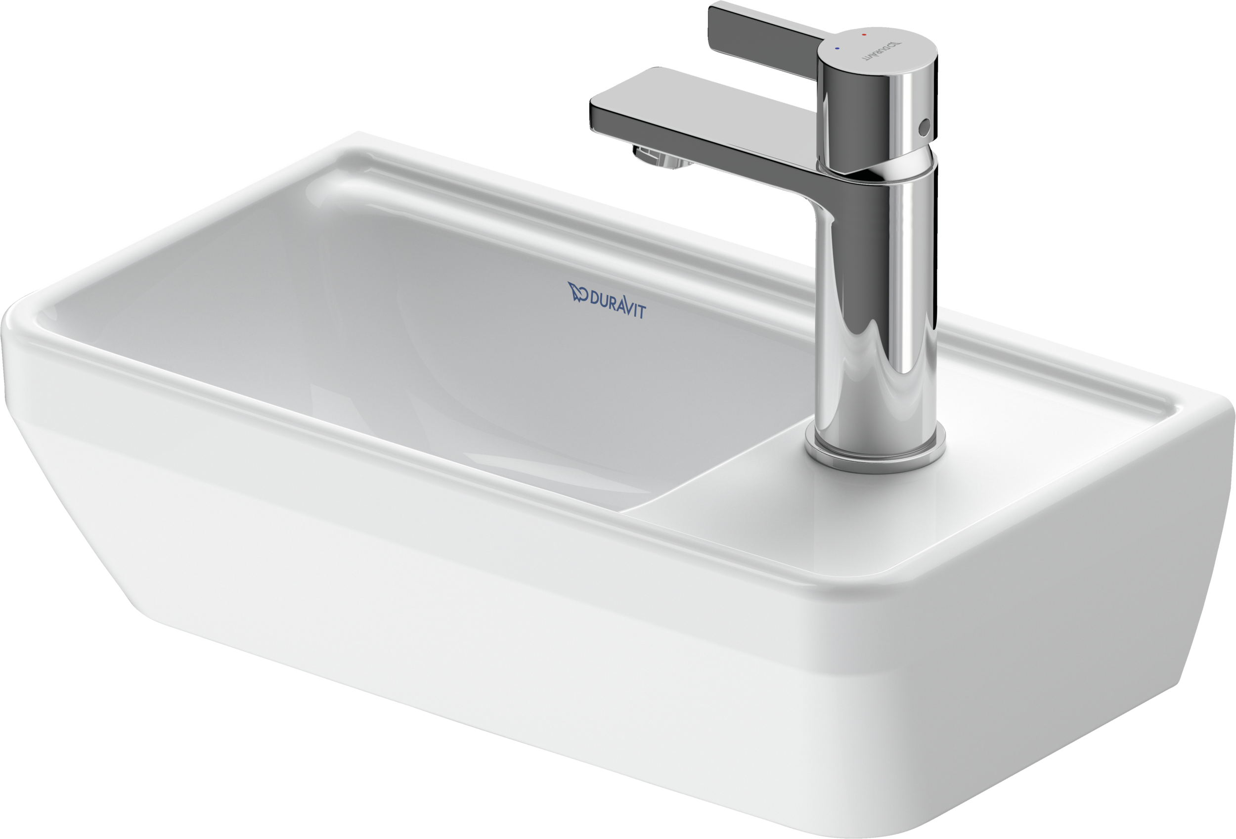 Duravit D-Neo lavabo de Pared Blanco Brillante