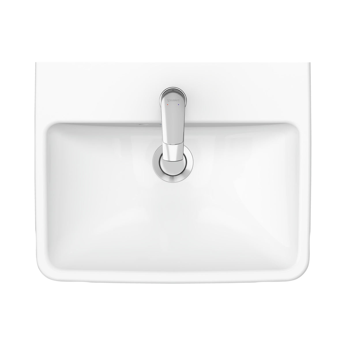 Duravit Duravit No.1 lavabo de Pared Blanco Brillante — vista superior
