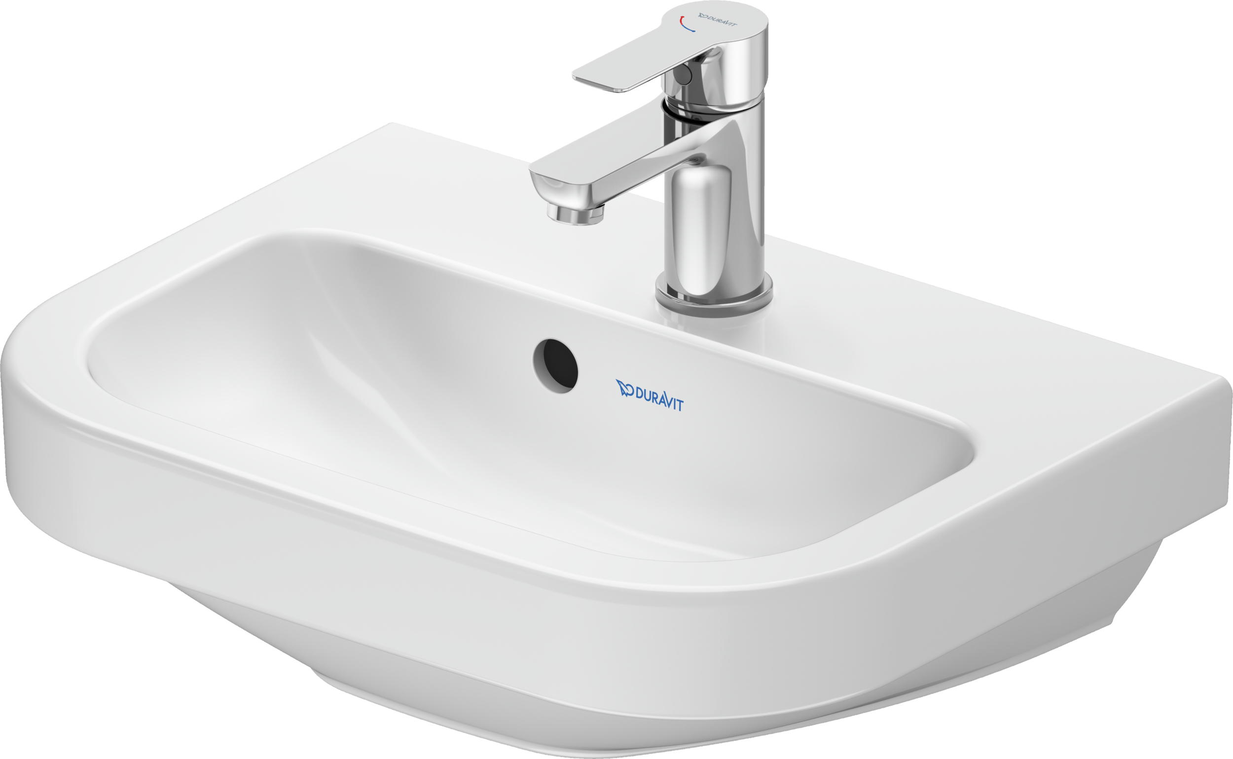 Duravit D-Code lavabo de Pared Blanco Brillante