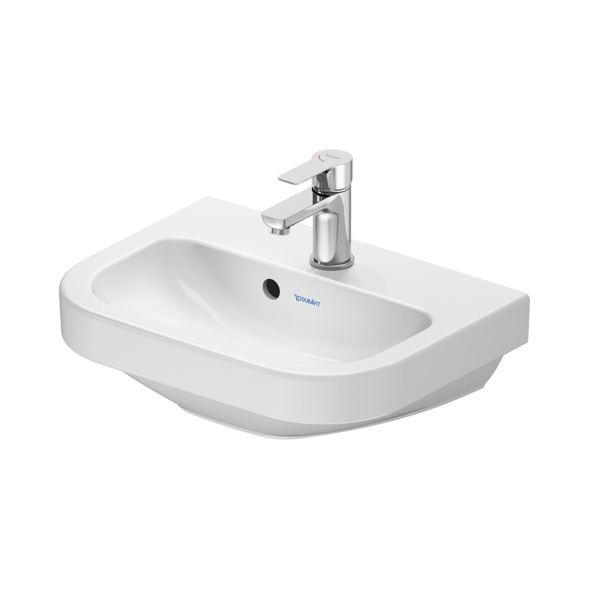 Duravit D-Code lavabo de Pared Blanco Brillante