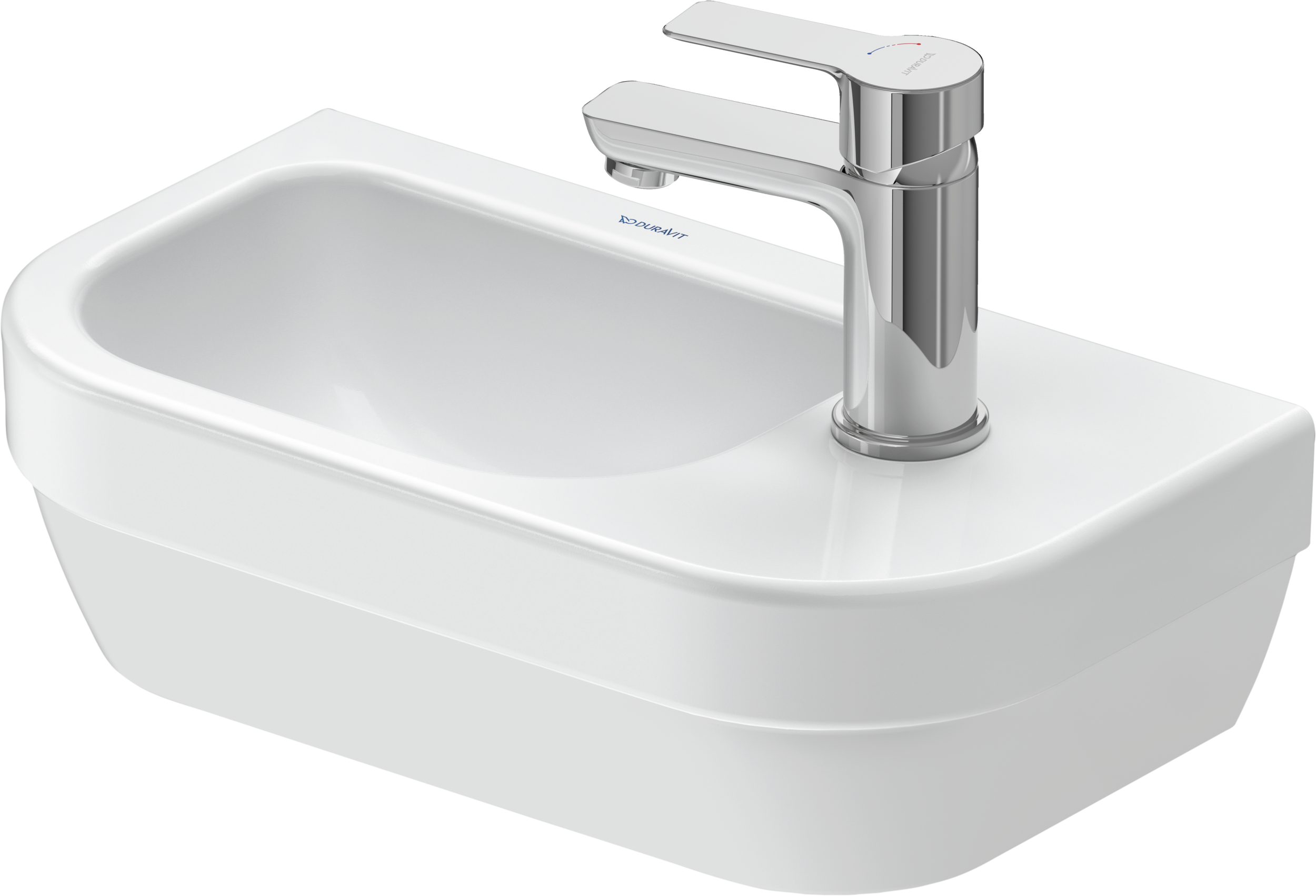 Duravit D-Code lavabo de Pared Blanco Brillante