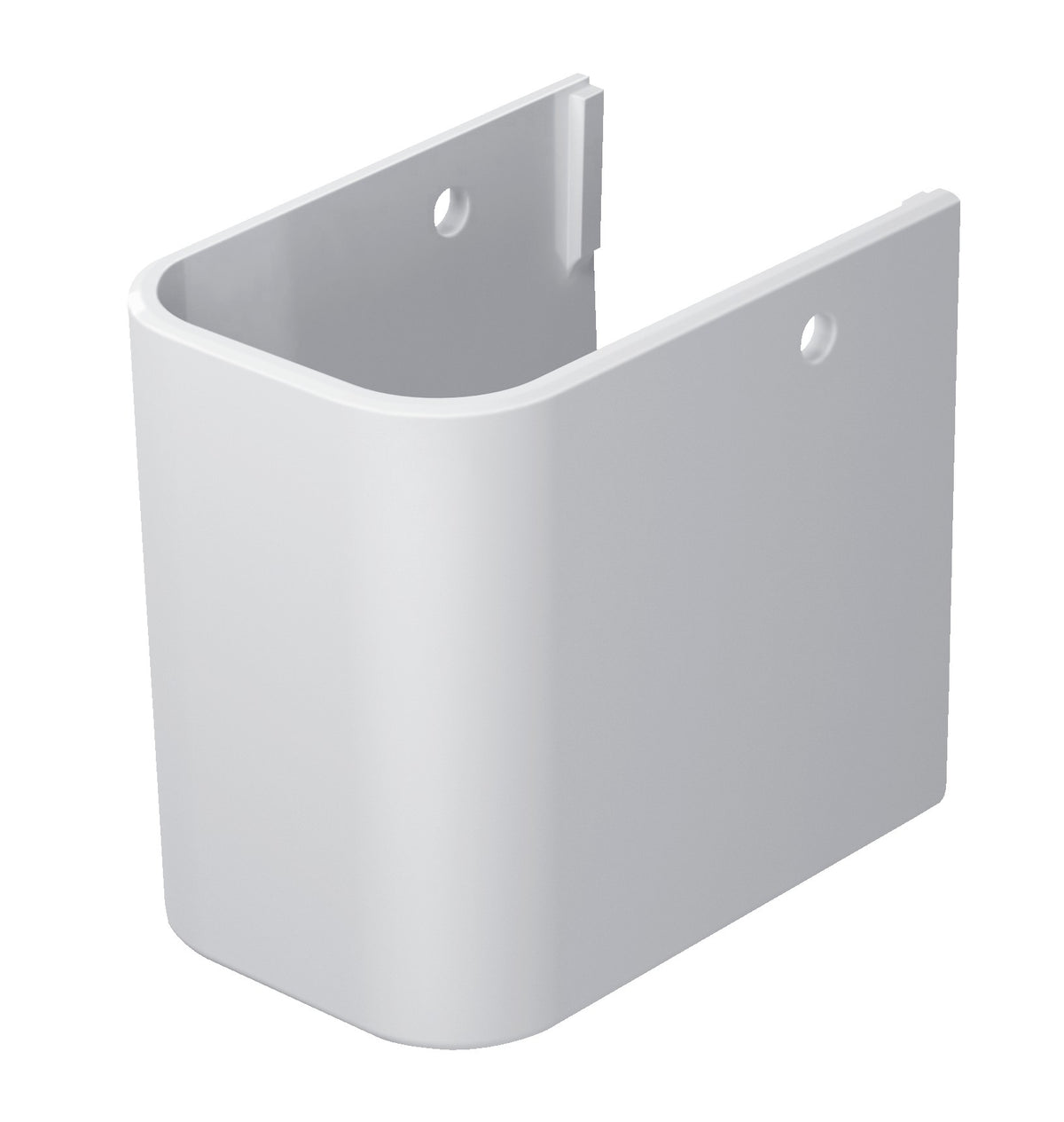 Duravit Happy D.2 Semipedestal (Cubre Sifón) para Lavabo — 31 cm de Ancho
