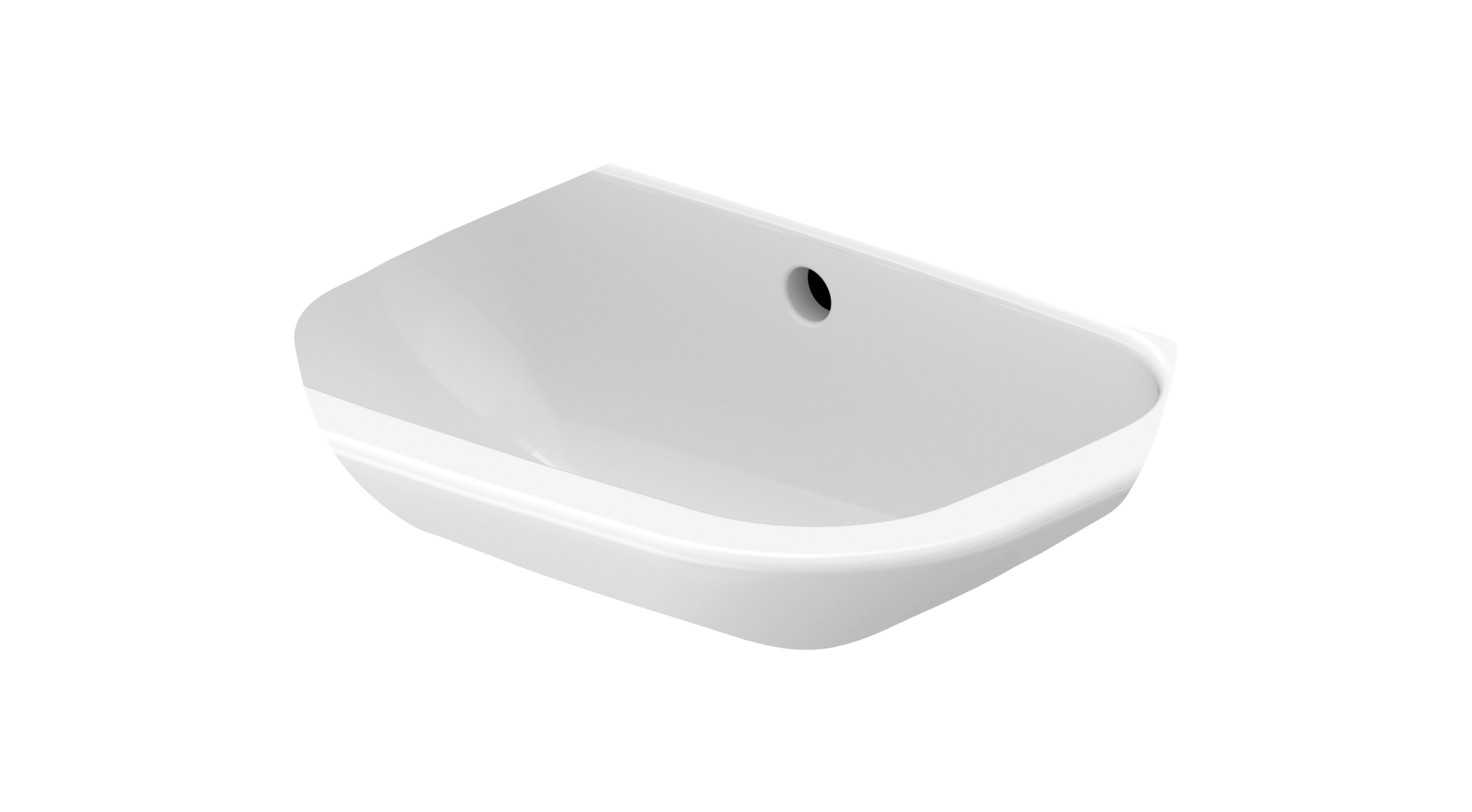 Duravit D-Code lavabo de Pared Blanco Brillante