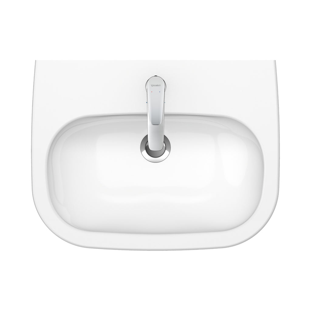 Duravit D-Code lavabo de Pared Blanco Brillante