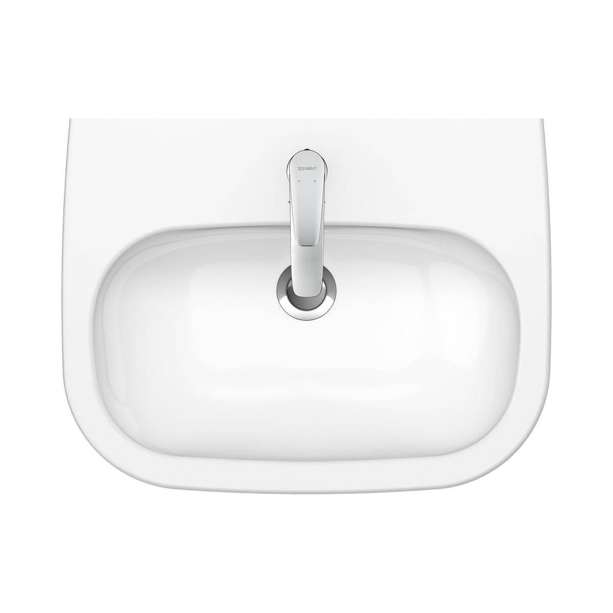 Duravit D-Code lavabo de Pared Blanco Brillante