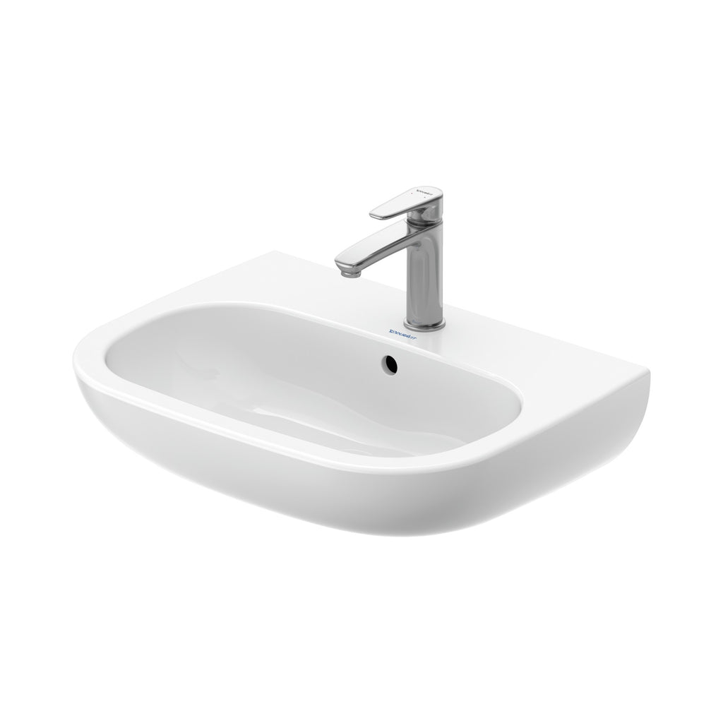 Duravit D-Code lavabo de Pared Blanco Brillante