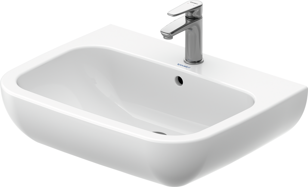 Duravit D-Code lavabo de Pared Blanco Brillante