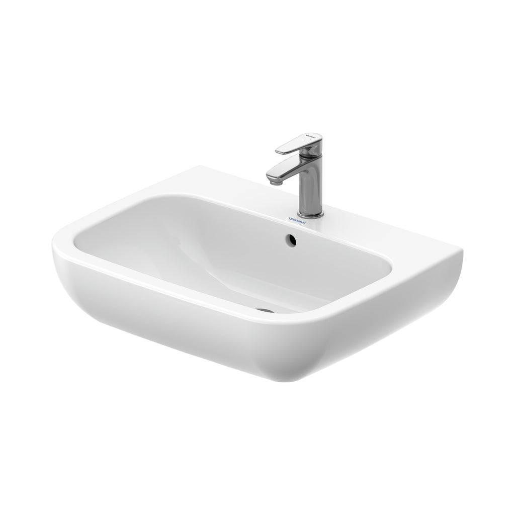 Duravit D-Code lavabo de Pared Blanco Brillante